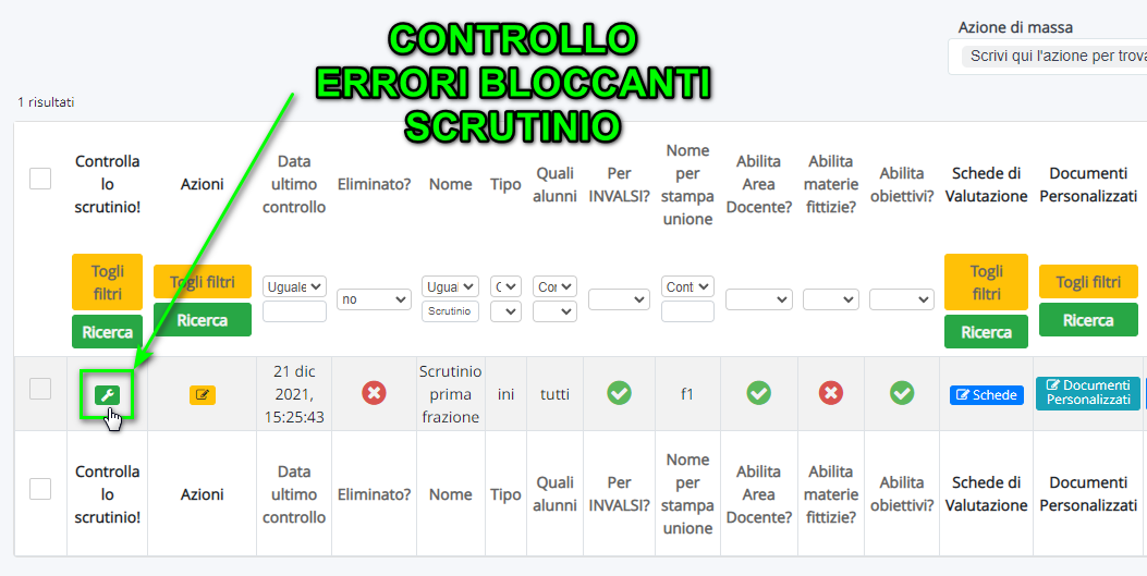 Copiare Scrutinio Iniziale Da Anno Precedente (Primaria)