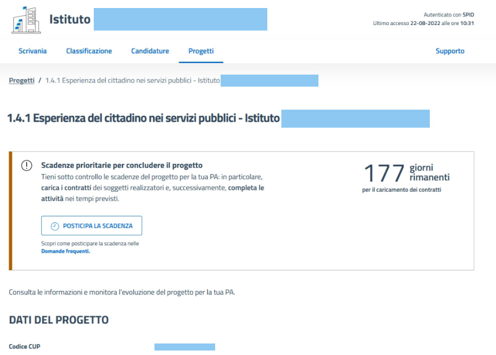 Aggiungere Il Soggetto Realizzatore - Misura 1.4.1 Esperienza Del ...