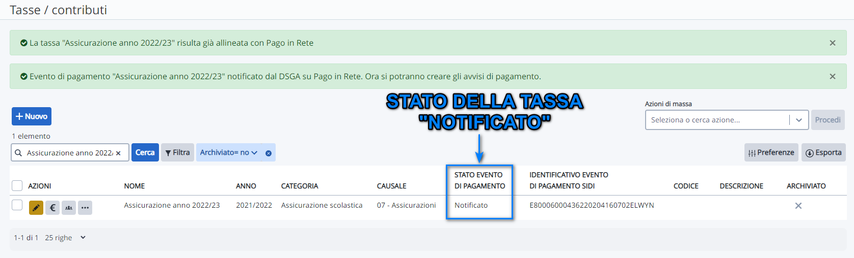 5 - Notificare L'evento Di Pagamento E Scaricare Gli Avvisi Da Pago In Rete